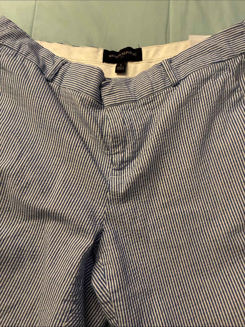 Banana Republic woman's  Blue Striped Sweater